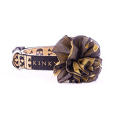 COLLAR DE FLOR / DORADA CALAVERA GOLD